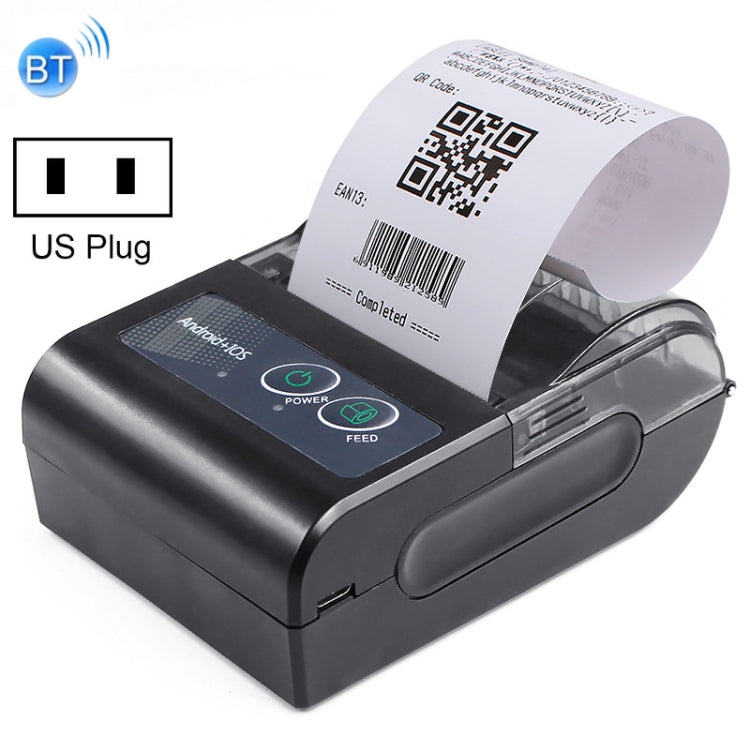 58HB6 Portable Bluetooth Thermal Printer Label Takeaway Receipt Machine, Supports Multi-Language & Symbol/Picture Printing, Model: US Plug (English) - Printer by PMC Jewellery | Online Shopping South Africa | PMC Jewellery | Buy Now Pay Later Mobicred