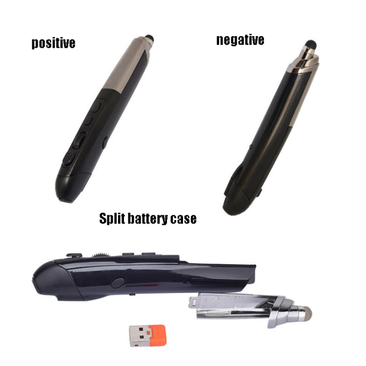 PR-08 1600DPI 6 Keys 2.4G Wireless Electronic Whiteboard Pen Multi-Function Pen Mouse PPT Flip Pen(White) -  by PMC Jewellery | Online Shopping South Africa | PMC Jewellery | Buy Now Pay Later Mobicred