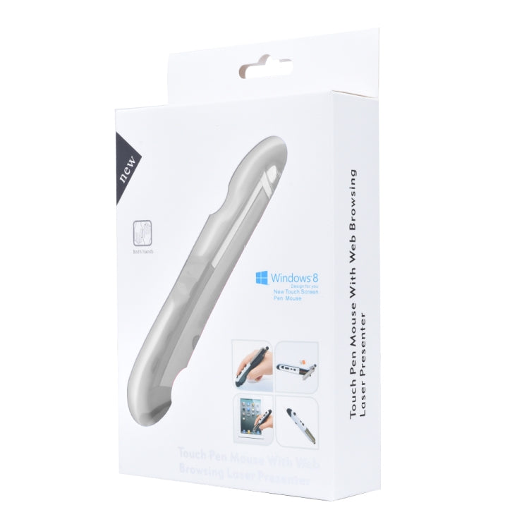 PR-08 1600DPI 6 Keys 2.4G Wireless Electronic Whiteboard Pen Multi-Function Pen Mouse PPT Flip Pen(White) -  by PMC Jewellery | Online Shopping South Africa | PMC Jewellery | Buy Now Pay Later Mobicred