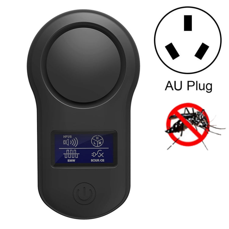 BG-305 Display Ultrasonic Insect Repellent, Product specifications: AU Plug(Black) - Repellents by PMC Jewellery | Online Shopping South Africa | PMC Jewellery | Buy Now Pay Later Mobicred