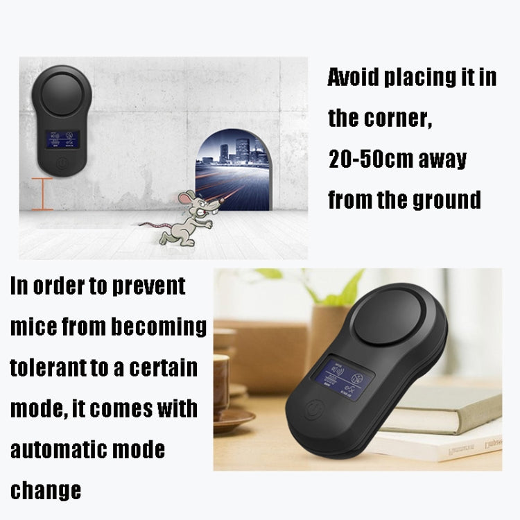 BG-305 Display Ultrasonic Insect Repellent, Product specifications: US Plug(Black) - Repellents by PMC TechLife | Online Shopping South Africa | PMC TechLife | Buy Now Pay Later Mobicred