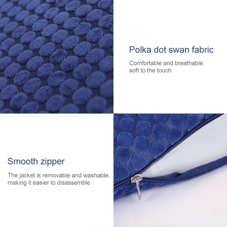 Memory Foam Thicken Stool Cushion Sofa Window Sill Bay Window Seat Cushion, Colour: Dot Bandage (Navy Blue) - Cushions & Pillows by PMC Jewellery | Online Shopping South Africa | PMC Jewellery | Buy Now Pay Later Mobicred