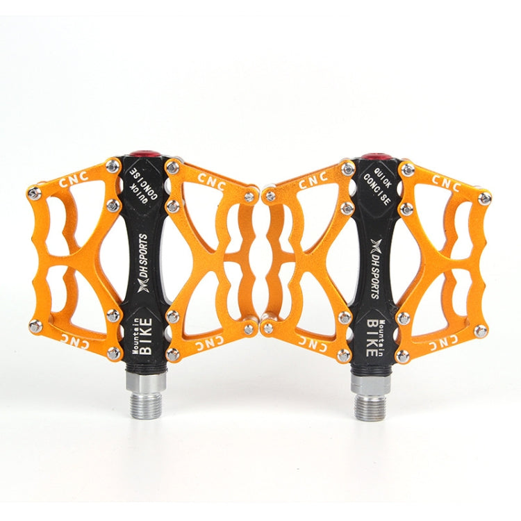Bicycle Pedal Mountain Bike Aluminum Alloy Palin Pedal Non-Slip Bearing Pedal(901 Yellow) - Pedals by PMc TechLife | Online Shopping South Africa | PMc TechLife | Buy Now Pay Later Mobicred
