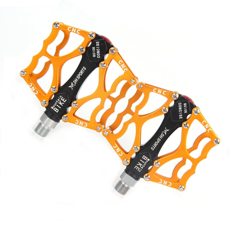 Bicycle Pedal Mountain Bike Aluminum Alloy Palin Pedal Non-Slip Bearing Pedal(901 Yellow) - Pedals by PMc TechLife | Online Shopping South Africa | PMc TechLife | Buy Now Pay Later Mobicred