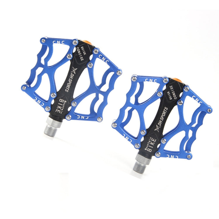Bicycle Pedal Mountain Bike Aluminum Alloy Palin Pedal Non-Slip Bearing Pedal(901 Blue) - Pedals by PMc TechLife | Online Shopping South Africa | PMc TechLife | Buy Now Pay Later Mobicred