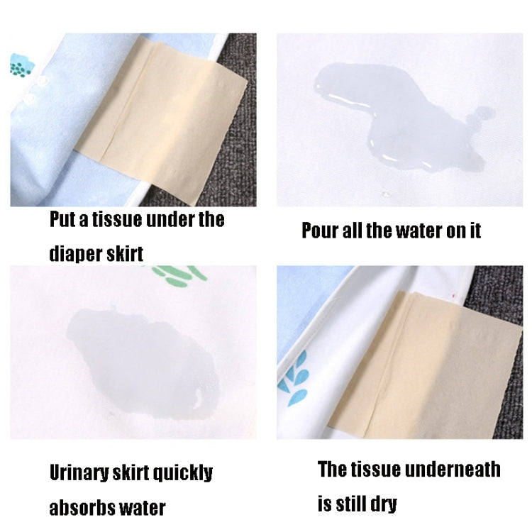 Baby Water-Proof And Leak-Proof Cloth Diapers Children Washable Cotton Cloth Bed-Wetting Skirt Pants, Colour: L(New Yellow Cactus) - Baby Care by PMc TechLife | Online Shopping South Africa | PMc TechLife | Buy Now Pay Later Mobicred