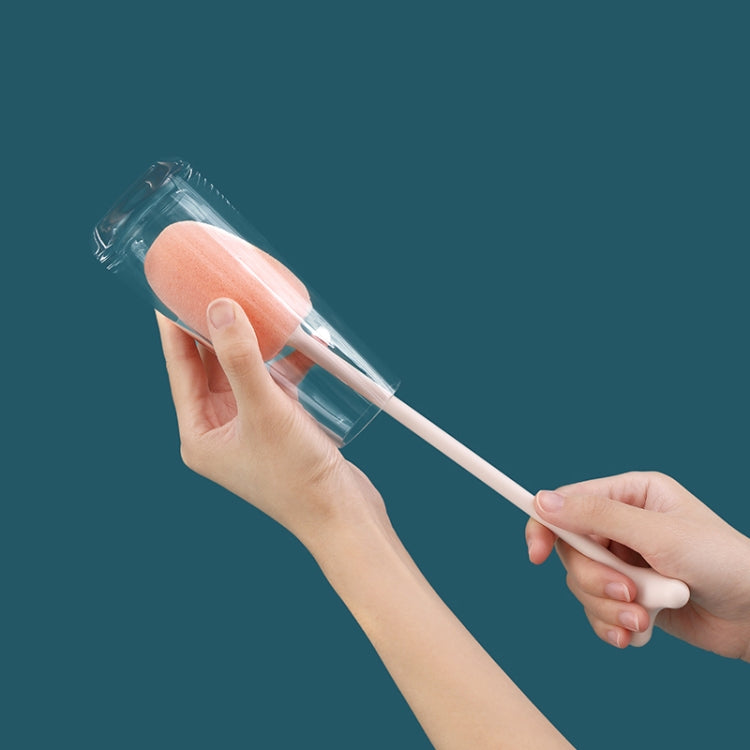 Long Handle Vertical Cup Brush Baby Bottle Sponge Cleaning Brush, Length: 29cm(Blue) - free shipping - PMc TechLife - Order now!