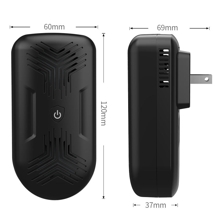 BG309 Ultrasonic Mouse Repeller Mosquito Repeller Electronic Insect Repeller, Product specifications:  UK Plug 220V(Black) - Repellents by PMC TechLife | Online Shopping South Africa | PMC TechLife | Buy Now Pay Later Mobicred