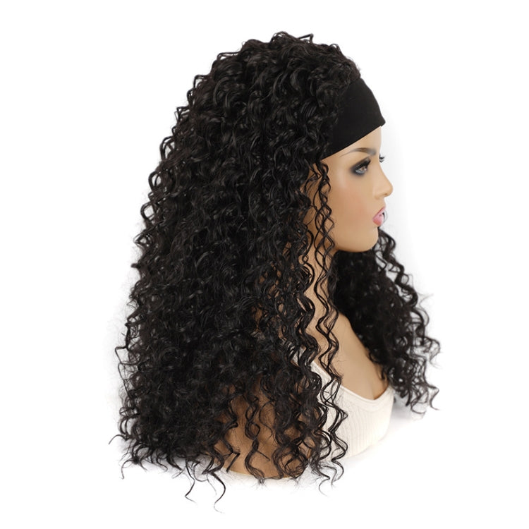 Hairband Wig Headgear Volume Chemical Fiber Wig Headgear, Color Classification: Flower Hair Band 1B#C - free shipping - PMC TechLife - Order now!