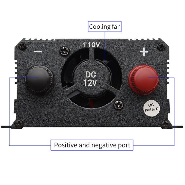 XUYUAN 6000W Car Inverter LCD Display Converter, US Plug, Specification: 12V-110V - Modified Square Wave by PMC Jewellery | Online Shopping South Africa | PMC Jewellery | Buy Now Pay Later Mobicred