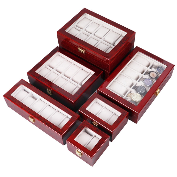 Wooden Baking Paint Watch Box Jewelry Storage Display Box(6-bit Paint) - free shipping - PMc TechLife - Order now!