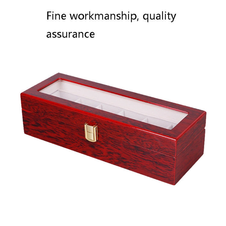Wooden Baking Paint Watch Box Jewelry Storage Display Box(10-bit Black + Brown Matte) - free shipping - PMc TechLife - Order now!