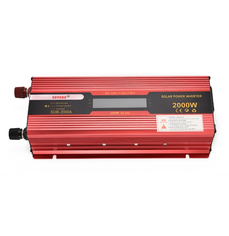 XUYUAN 2000W Car Battery Inverter with LCD Display, Specification: 12V to 110V -  by XUYUAN | Online Shopping South Africa | PMC Jewellery | Buy Now Pay Later Mobicred