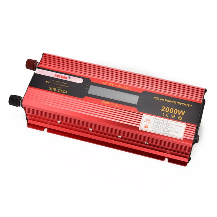 XUYUAN 2000W Car Battery Inverter with LCD Display, Specification: 12V to 110V -  by XUYUAN | Online Shopping South Africa | PMC Jewellery | Buy Now Pay Later Mobicred