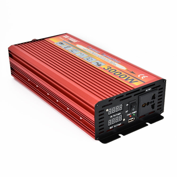 XUYUAN 3000W Inverter LED Display Converter, Specification: 12V to 220V -  by PMC Jewellery | Online Shopping South Africa | PMC Jewellery | Buy Now Pay Later Mobicred