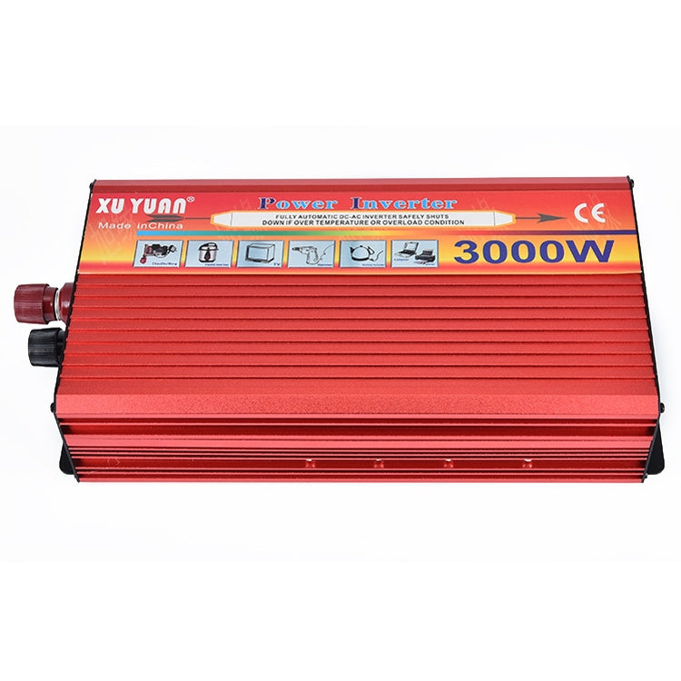 XUYUAN 3000W Car Inverter Car Home Power Converter, Specification: 12V to 220V - free shipping - PMC TechLife - Order now!