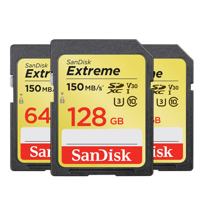 SanDisk Video Camera High Speed Memory Card SD Card, Colour: Gold Card, Capacity: 64GB - SD Card by SanDisk | Online Shopping South Africa | PMC Jewellery | Buy Now Pay Later Mobicred