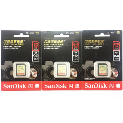 SanDisk Video Camera High Speed Memory Card SD Card, Colour: Gold Card, Capacity: 128GB - SD Card by SanDisk | Online Shopping South Africa | PMC Jewellery | Buy Now Pay Later Mobicred