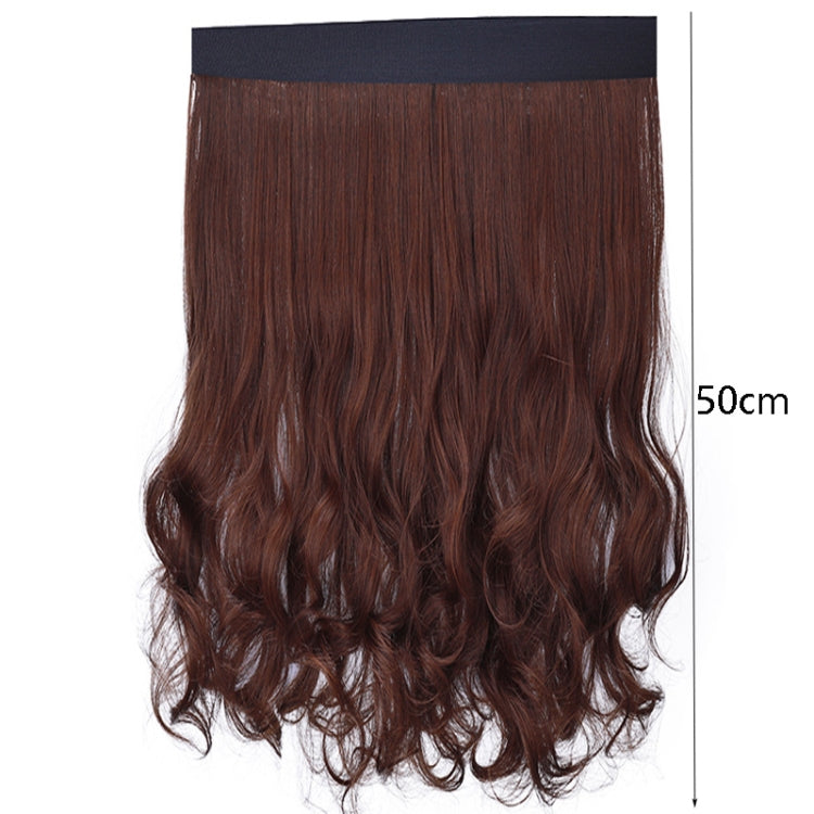 8261E Fashion Hat Wig Female Detachable Pear Flower Roll Long Hair Wig(Light Brown) - free shipping - PMC TechLife - Order now!