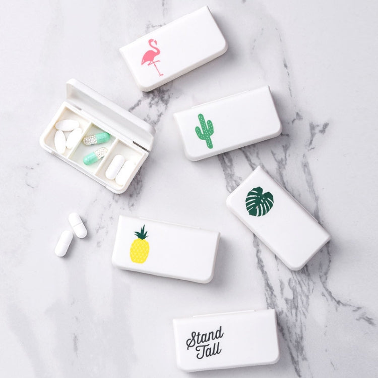 8 PCS Small Portable Moisture-proof Sealed Medicine Box 3 Compartments A Day Medicine Divided(Turtle Leaf) - free shipping - PMC TechLife - Order now!