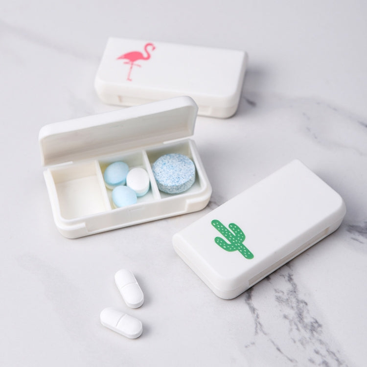 8 PCS Small Portable Moisture-proof Sealed Medicine Box 3 Compartments A Day Medicine Divided(Turtle Leaf) - free shipping - PMC TechLife - Order now!