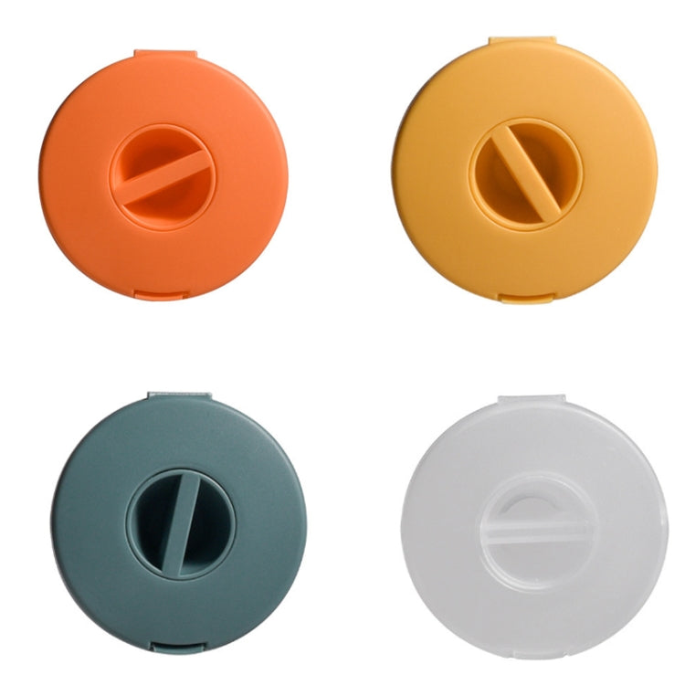Round Data Cable Storage Box Earphone Storage Collection Box(Blue) - Storage Boxes by PMC TechLife | Online Shopping South Africa | PMC TechLife | Buy Now Pay Later Mobicred