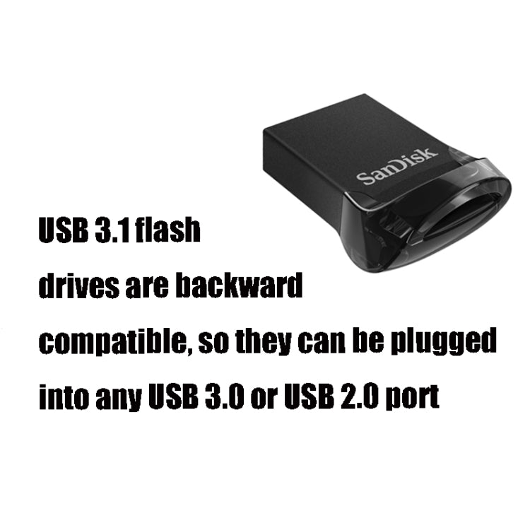 SanDisk CZ430 USB 3.1 Mini Computer Car U Disk, Capacity: 64GB - USB Flash Drives by SanDisk | Online Shopping South Africa | PMC Jewellery | Buy Now Pay Later Mobicred