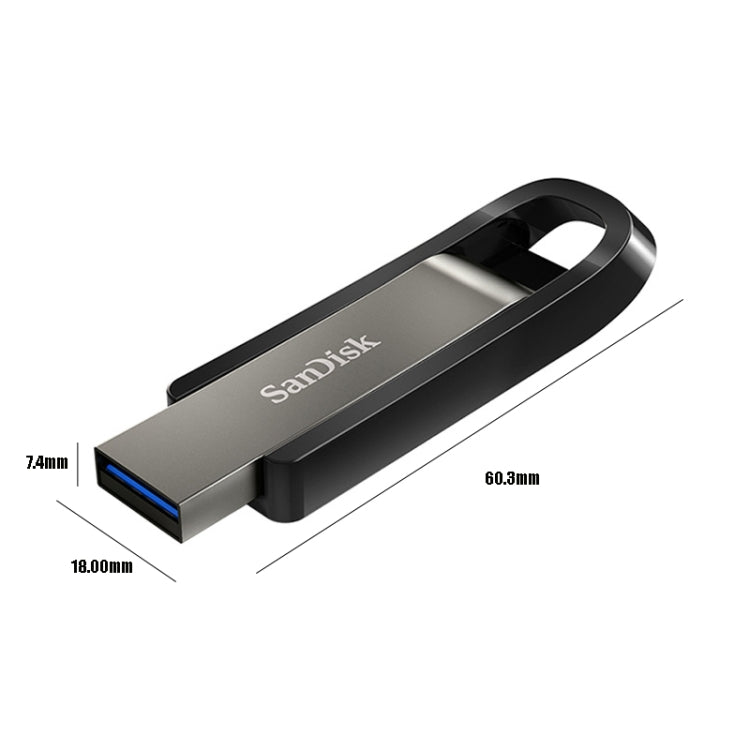 SanDisk CZ810 High Speed USB 3.2 Metal Business Encrypted Solid State Flash Drive, Capacity: 64GB - USB Flash Drives by SanDisk | Online Shopping South Africa | PMC Jewellery | Buy Now Pay Later Mobicred