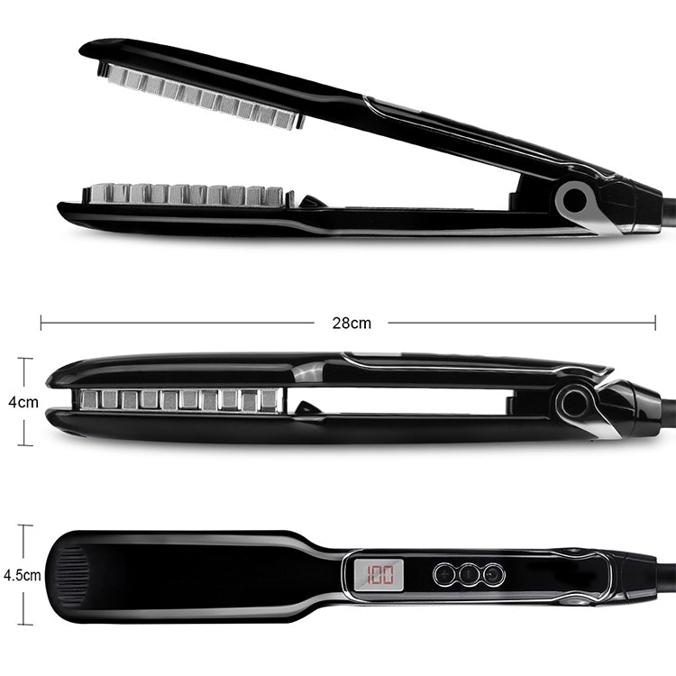 Multi-functional Long & Short Hair Styling Iron Ceramic Tourmaline Volumizing Hair Iron, Plug standard:EU(Black gold) - free shipping - PMC TechLife - Order now!