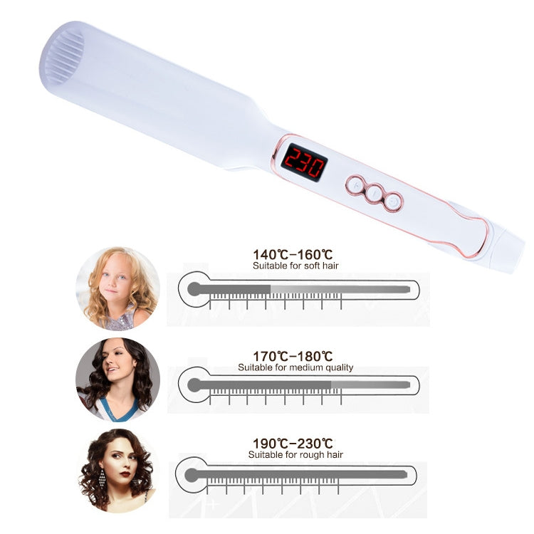 Multi-functional Long & Short Hair Styling Iron Ceramic Tourmaline Volumizing Hair Iron, Plug standard:EU(Black gold) - free shipping - PMC TechLife - Order now!