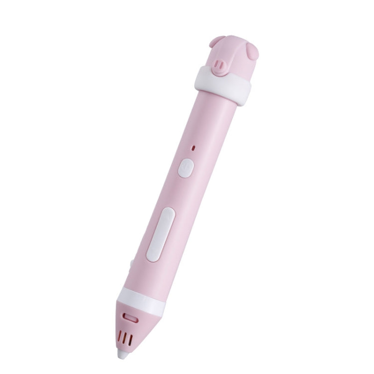 Drawing Three-Dimensional Graffiti Low Temperature 3D Printing Pen For Children A2 Pink Pig - 3D Printer by PMC Jewellery | Online Shopping South Africa | PMC Jewellery | Buy Now Pay Later Mobicred