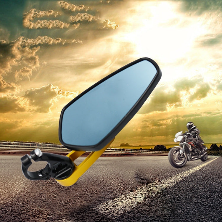 Electric Bike Motorcycle Modified Reversing Retro Rearview Handle Mirror All Aluminum Reflective Rearview Mirror(Red) - Side Mirrors by PMC Jewellery | Online Shopping South Africa | PMC Jewellery | Buy Now Pay Later Mobicred