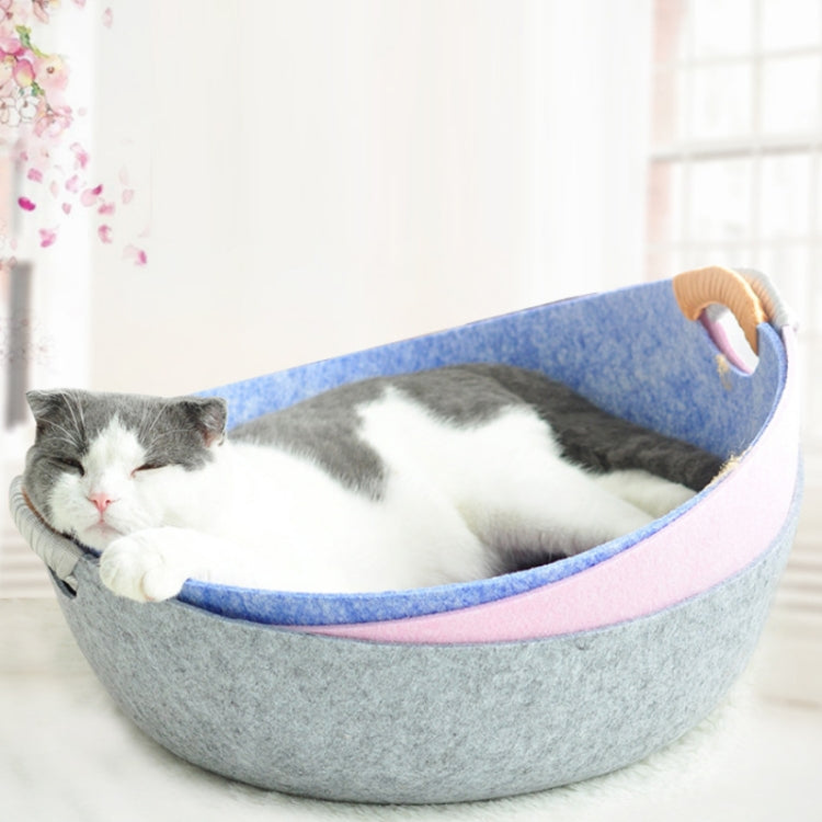 Four Seasons Universal Felt Nest For Pets Cat Bed Pet Supplies(Pink) - Beds by PMc TechLife | Online Shopping South Africa | PMc TechLife | Buy Now Pay Later Mobicred