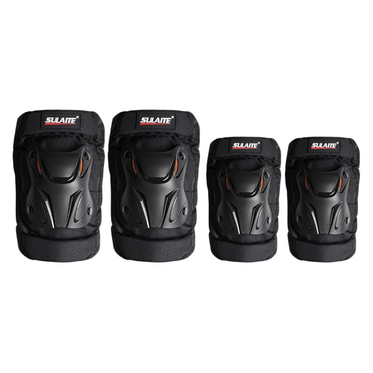 SULAITE Motorcycle Riding Equipment Protective Gear Off-Road Riding Anti-Fall Protector, Specification: Knee Pads+Elbow Pad - Protective Gear by SULAITE | Online Shopping South Africa | PMC Jewellery | Buy Now Pay Later Mobicred