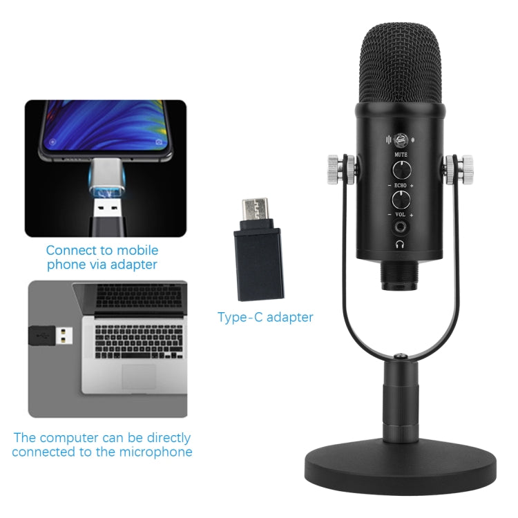 BM-86 USB Condenser Microphone Voice Recording Computer Microphone Live Broadcast Equipment Set, Specification: Cantilever Bracket Set - Microphone by PMC Jewellery | Online Shopping South Africa | PMC Jewellery | Buy Now Pay Later Mobicred