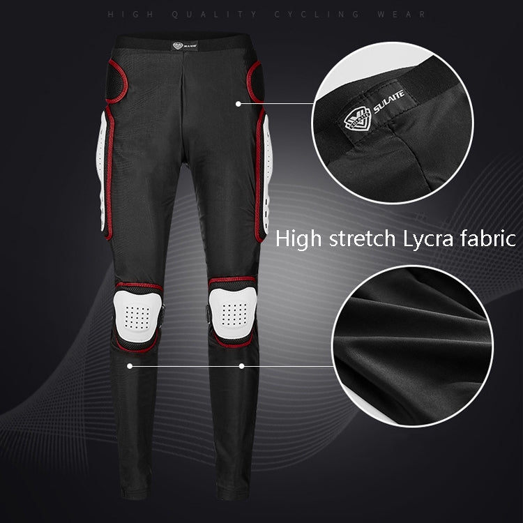 SULAITE Motorcycle Cross-Country Riding Trousers Protective Hip Pants, Specification: S(Red) - Protective Gear by SULAITE | Online Shopping South Africa | PMC TechLife | Buy Now Pay Later Mobicred