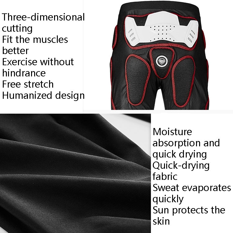 SULAITE Motorcycle Cross-Country Riding Trousers Protective Hip Pants, Specification: M(Red) - Protective Gear by SULAITE | Online Shopping South Africa | PMC Jewellery | Buy Now Pay Later Mobicred