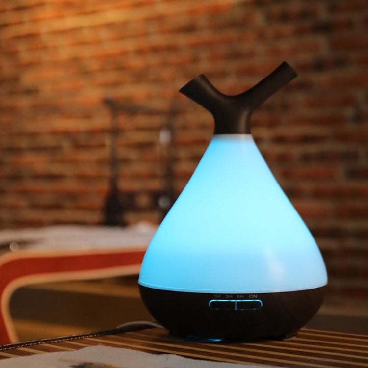 YCTA-008 Household Mute Small Wood Grain Colorful Light Aroma Diffuser Night Tree Air Humidifier, Product specifications: US Plug(Deep Wood Grain) - free shipping - PMC TechLife - Order now!