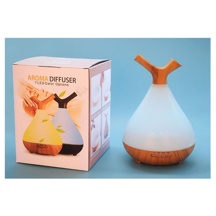 YCTA-008 Household Mute Small Wood Grain Colorful Light Aroma Diffuser Night Tree Air Humidifier, Product specifications: US Plug(Deep Wood Grain) - free shipping - PMC TechLife - Order now!