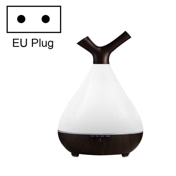 YCTA-008 Household Mute Small Wood Grain Colorful Light Aroma Diffuser Night Tree Air Humidifier, Product specifications: EU Plug(Deep Wood Grain) - free shipping - PMC TechLife - Order now!