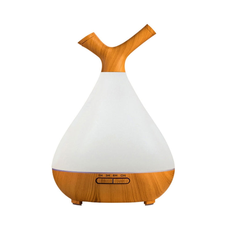 YCTA-008 Household Mute Small Wood Grain Colorful Light Aroma Diffuser Night Tree Air Humidifier, Product specifications: UK Plug(Light Wood Grain) - free shipping - PMC TechLife - Order now!