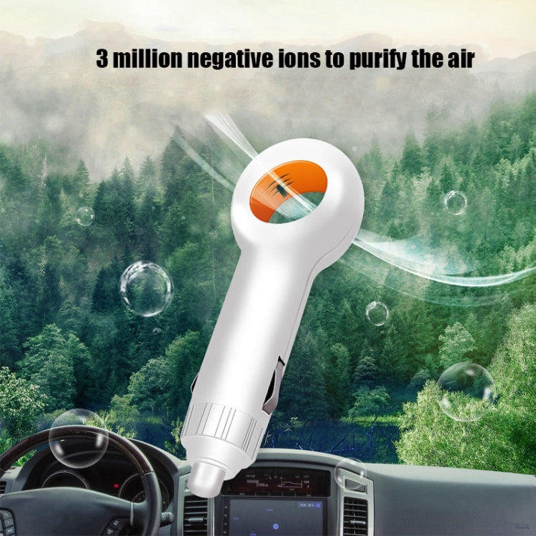 EP501 USB Mini Car Removal Second-hand Smoke PM2.5 Negative Ion Air Purifier(White) - Air Purifier by PMC Jewellery | Online Shopping South Africa | PMC Jewellery | Buy Now Pay Later Mobicred