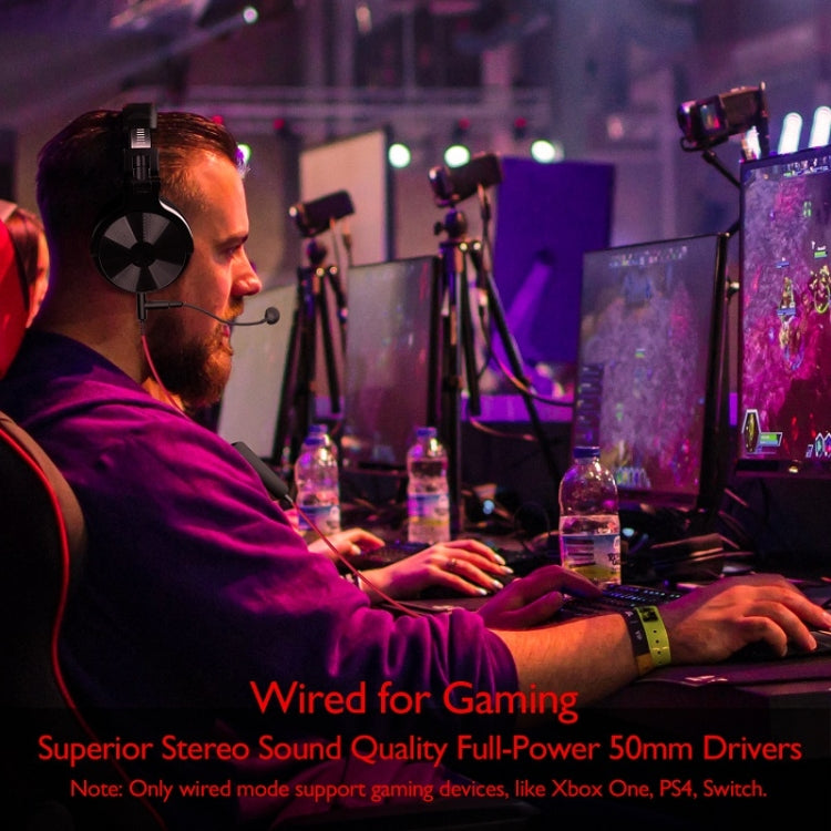 OneOdio Pro-M Headset Game Anchor Wire Headset With Bluetooth (Black & Red) - free shipping - PMC Jewellery - Order now!