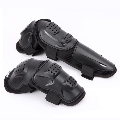 SULAITE GT-010 Off-Road Riding Pulley Knee Pads Elbow Pads Anti-Fall Anti-Vibration Sports Protector Gear(Black) - Protective Gear by SULAITE | Online Shopping South Africa | PMC Jewellery | Buy Now Pay Later Mobicred