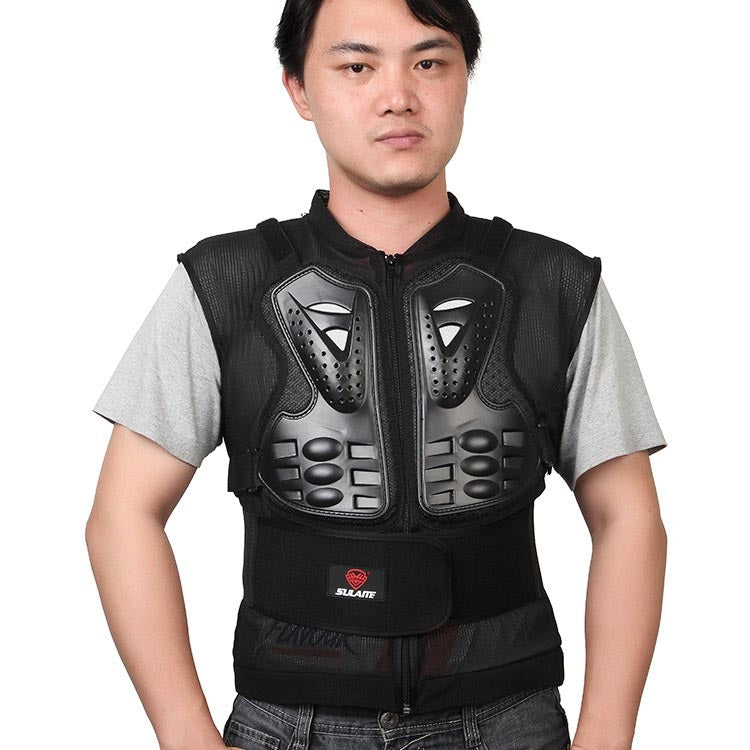 SULAITE GT-032 Motorcycle Racing Sleeveless Riding Protective Clothing, Specification: XL(Black) - Protective Gear by SULAITE | Online Shopping South Africa | PMC Jewellery | Buy Now Pay Later Mobicred