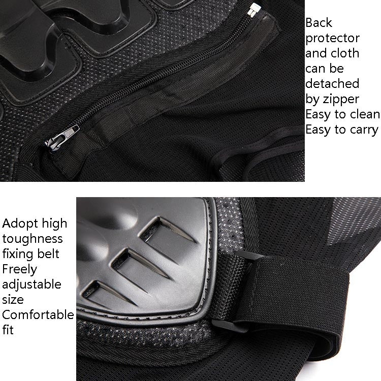 SULAITE GT-032 Motorcycle Racing Sleeveless Riding Protective Clothing, Specification: XXXL(Black) - Protective Gear by SULAITE | Online Shopping South Africa | PMC TechLife | Buy Now Pay Later Mobicred