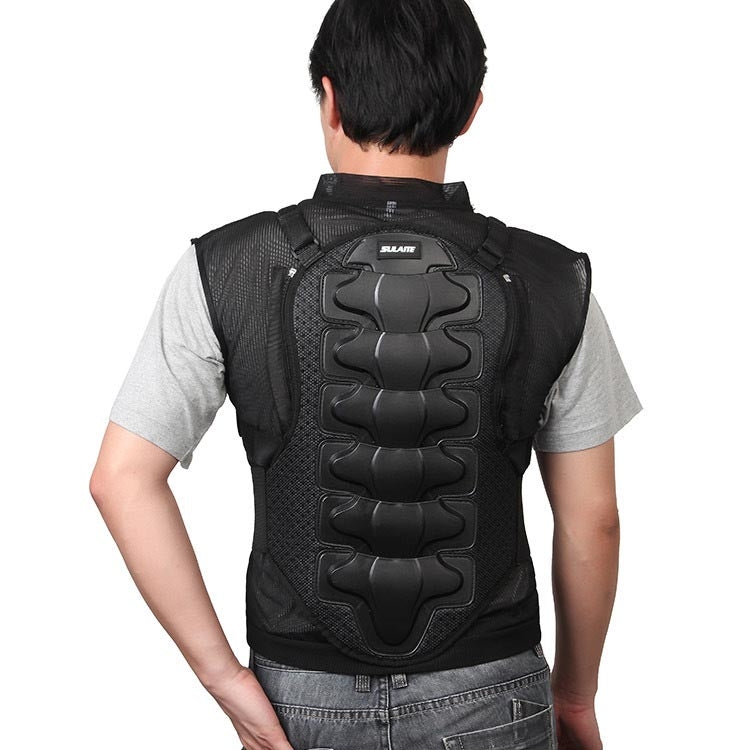 SULAITE GT-032 Motorcycle Racing Sleeveless Riding Protective Clothing, Specification: XXXL(Black) - Protective Gear by SULAITE | Online Shopping South Africa | PMC TechLife | Buy Now Pay Later Mobicred