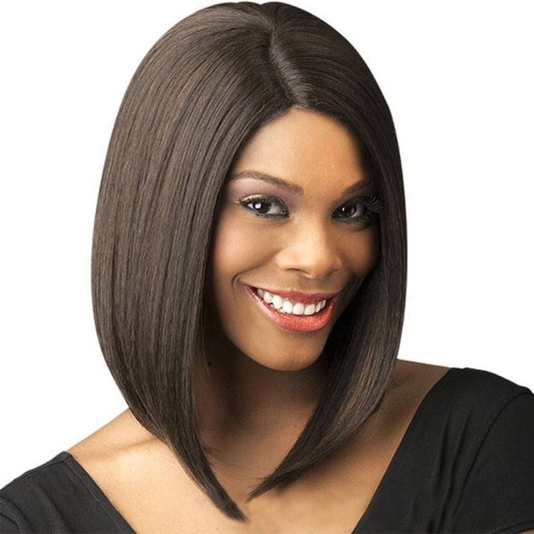 Ladies Short Hair Bobo Head Synthetic Hair Cover, Colour: Black - free shipping - PMC TechLife - Order now!