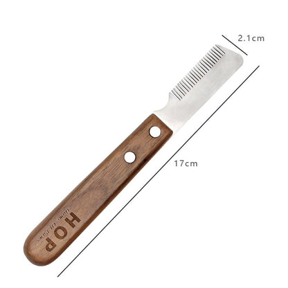 HOP Terrier Dog Plucking Knife Pet Grooming & Shaving Tool(CS276 Right Hand) - Brushes & Combs by PMC Jewellery | Online Shopping South Africa | PMC Jewellery