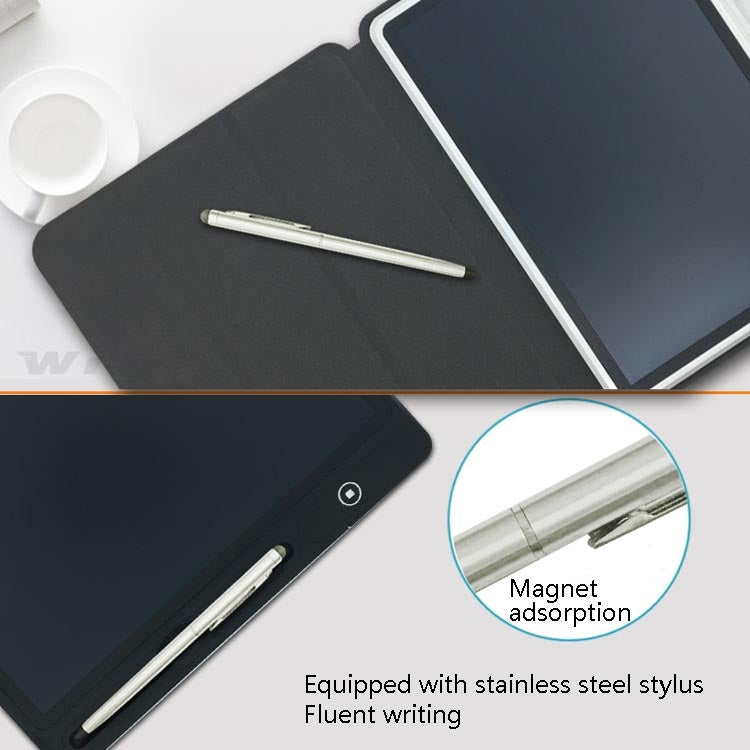 10.1 Inch LCD Handwriting Board Light Energy Electronic Drawing Board Hand-Painted Board Smart Small Blackboard Writing Board(Black  With Leather Case)) - free shipping - PMC Jewellery - Order now!